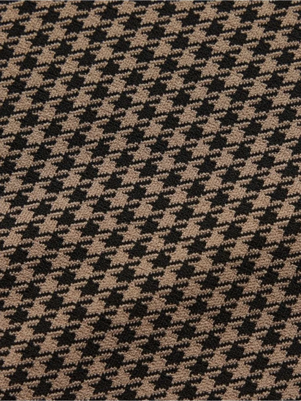 HALARA Brown Houndstooth Ruched Mini Skirt - Picture 7 of 14